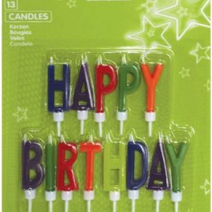 Happy Birthday gyertya szett