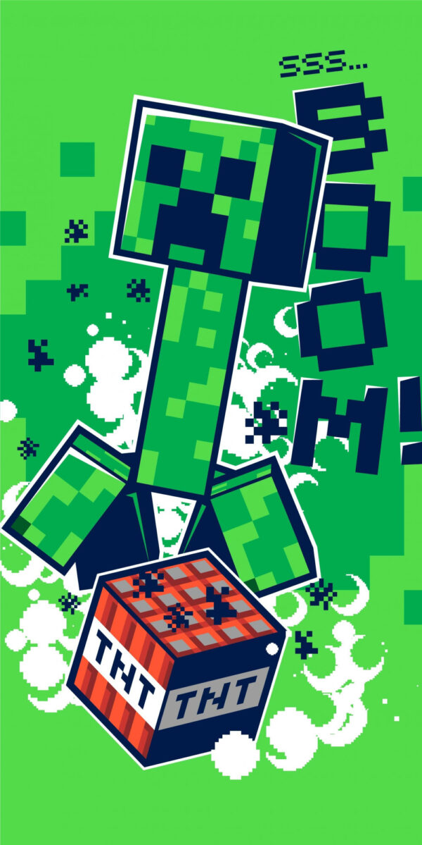 Minecraft fürdőlepedő