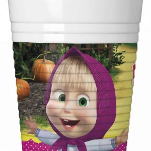 Mása és a medve műanyag pohár 8 db-os 200 ml