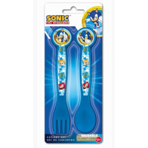 Sonic, a sündisznó Evőeszköz készlet - 2 darabos