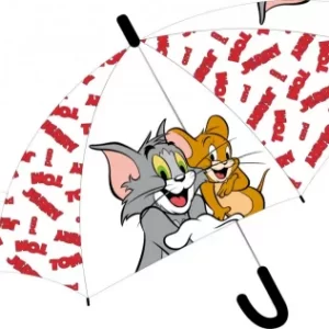 Tom és Jerry gyerek félautomata átlátszó esernyő