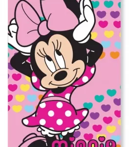 Minnie Hearts fürdőlepedő