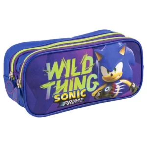 Sonic a sündisznó 2 rekeszes tolltartó