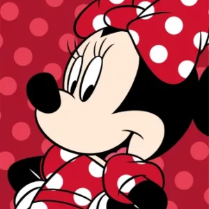 Disney Minnie Red mikroflanel takaró