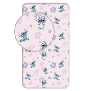 Disney Lilo és Stitch, A csillagkutya Light Blue gumis lepedő