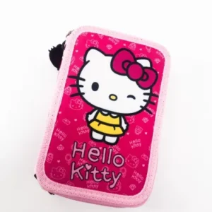Hello Kitty tolltartó, töltött 3 emeletes
