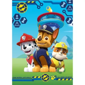 Mancs Őrjárat Paws on Deck polár takaró