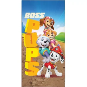 Mancs Őrjárat Boss Pups fürdőlepedő