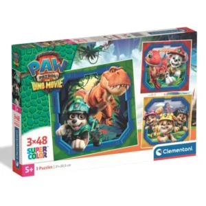 Mancs Őrjárat Dino Movie 3x48 db-os puzzle